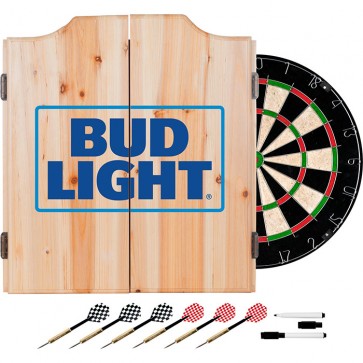 Bud Light Dart Cabinet : Dartboard w/ Darts