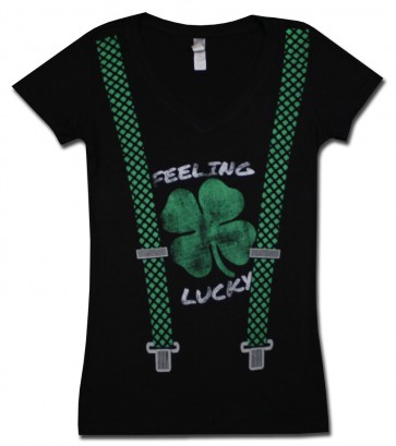 St. Patrick's 'Feelin' Lucky' Babydoll Shirt 