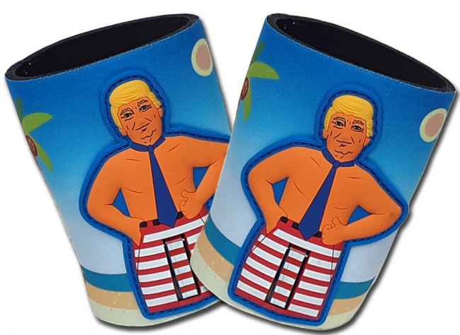 2 Pack Trump 2020 Keep America Great Can Cooler Beverage Drink Holder Coozies 