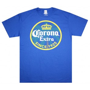 Corona Extra Royal Blue Stamp T Shirt
