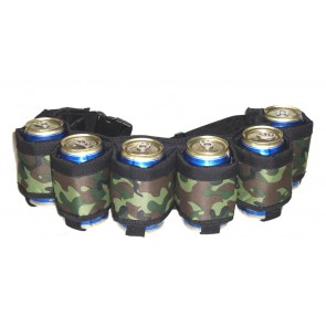 Beer Belt : Camo 6 Pack Beer Holster