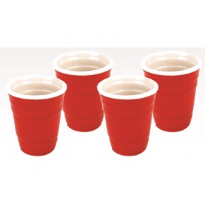 Red Cup Shot Glasses Set : Party Shots