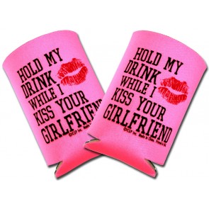 Kiss Your Girlfriend Collapsible Coozie Set