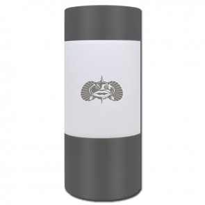Toadfish Non-Tip Slim White Can Coozie