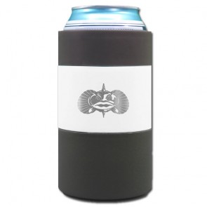 Toadfish Non-Tip White Can Coozie w/ Adapter