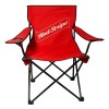 Red Stripe Red Camping Chair