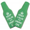 "Keep Calm Drink On" Bottle Coozie Set