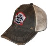 Pabst Blue Ribbon Rustic Ripped Retro Hat